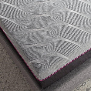 Renew - 11" Cooling Fast Responding Latex Foam Mattress - Gray by Couch.com