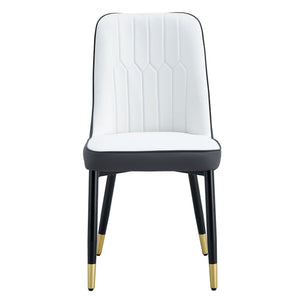 Modern Dining Chair With Metal Leg