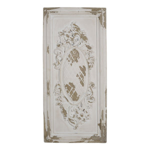Large Wall Art Panel, Rectangle Wall Sculpture, Wall Decor For Living Room Dining Room Office Bedroom - Cream by Couch.com