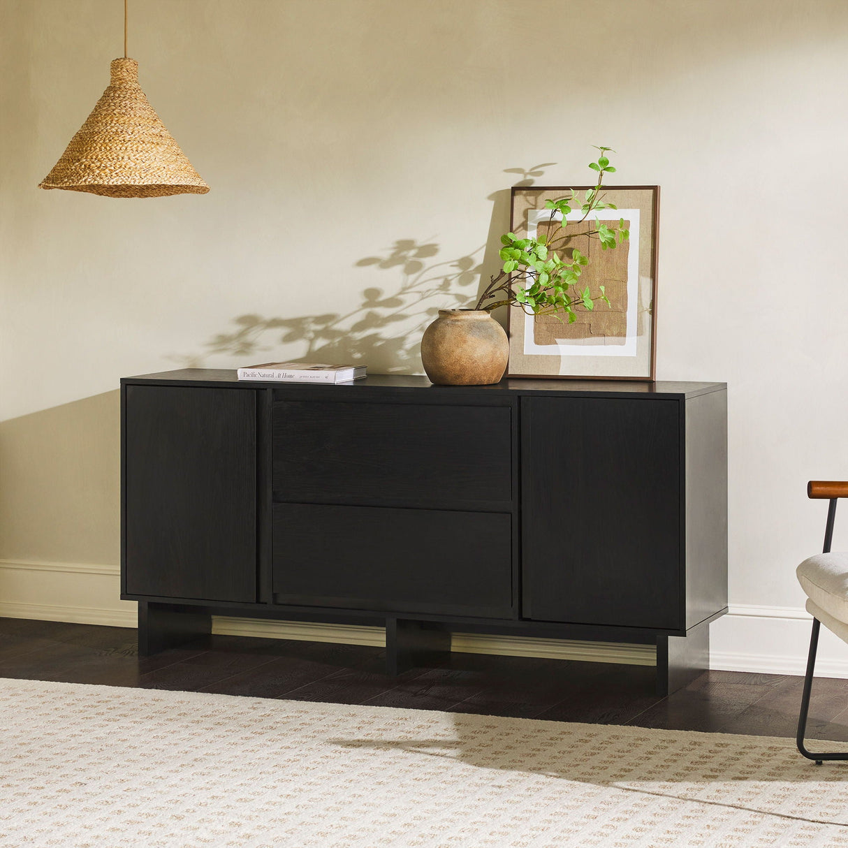 Scandi - Sideboard With Beveled Drawers by Couch.com