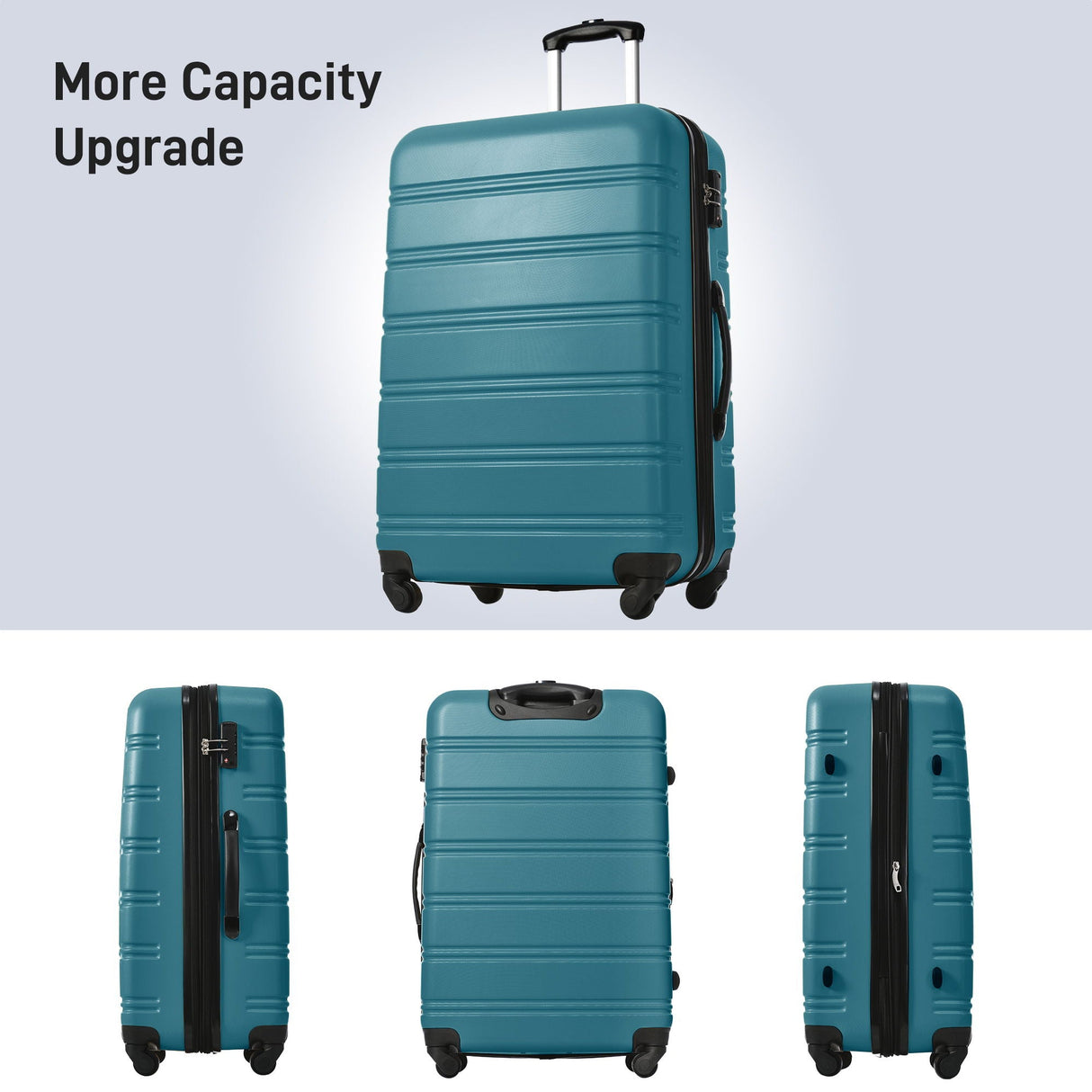 Hardshell Luggage Sets 4 Pieces + Bag Spinner Suitcase With Tsa Lock Lightweight - 16" / 20" / 24" / 28" Luggages by Couch.com