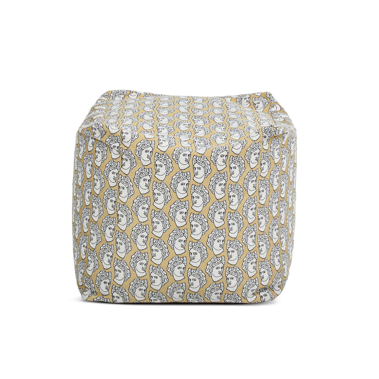 Pouf Luxury Oversized Bean Bag Cube Ottoman by Couch.com