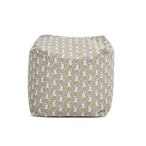Pouf Luxury Oversized Bean Bag Cube Ottoman by Couch.com