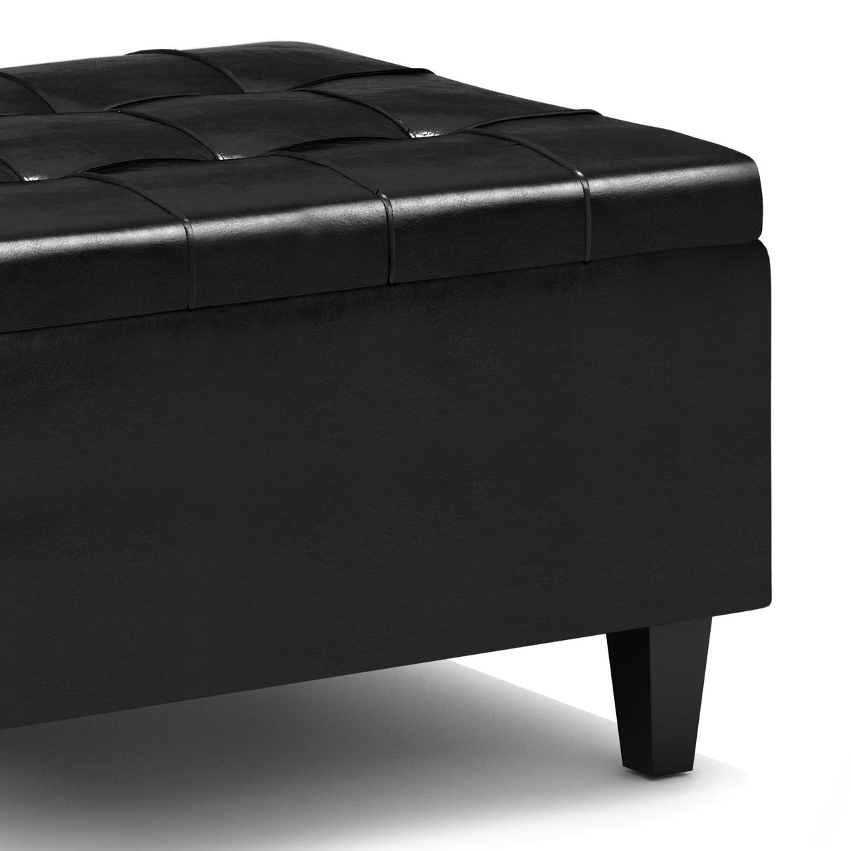 Harrison - Upholstered Coffee Table Storage Ottoman by Couch.com