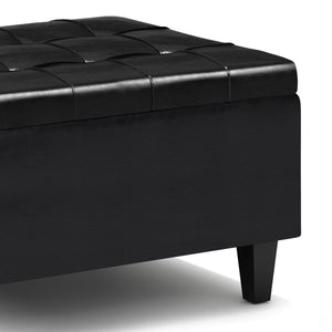 Harrison - Upholstered Coffee Table Storage Ottoman by Couch.com
