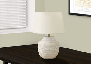 Modern Lighting, Table Lamp, Concrete - Cream by Couch.com