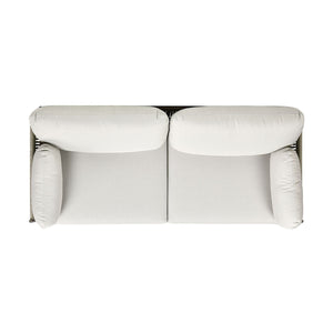 Jasper - Upholstered Patio Deep Seating Sofa - Wheat Beige by Couch.com