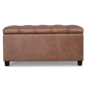 Sienna - Upholstered Storage Ottoman Bench by Couch.com