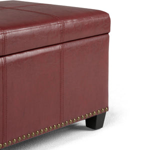 Kingsley - Upholstered Large Storage Ottoman by Couch.com