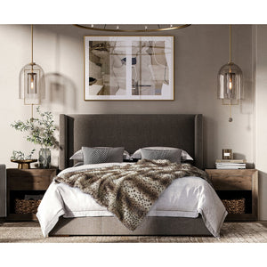 Animal Print Knit Throw