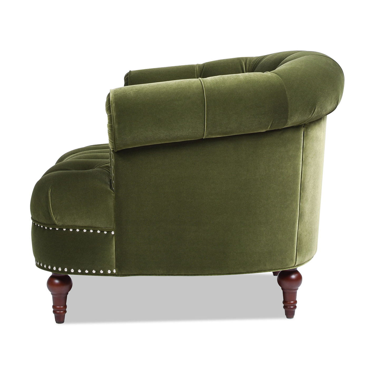La Rosa - Victorian Tufted Upholstered Accent Chair by Couch.com