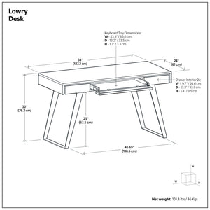 Lowry - Handcrafted Desk