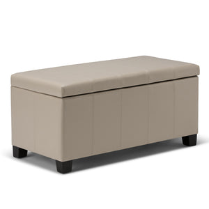 Dover - Upholstered Storage Ottoman Bench by Couch.com