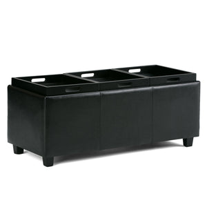 Avalon - Upholstered Storage Ottoman by Couch.com