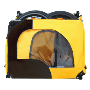 Pet Bike Trailer Dog Cart for Medium Dogs up to 66 lbs