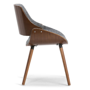 Malden - Bentwood Upholstered Dining Chair With Wood Back by Couch.com