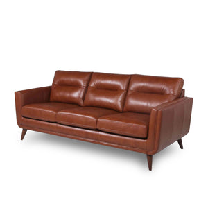 Mid-Century Leather Sofa by Couch.com