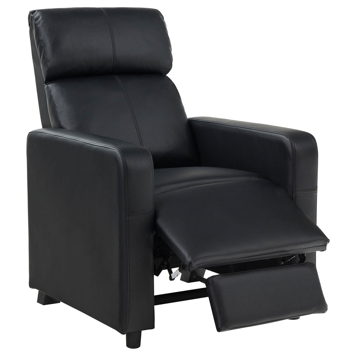Warren - 3 Seater Reclining Home Theater - Black