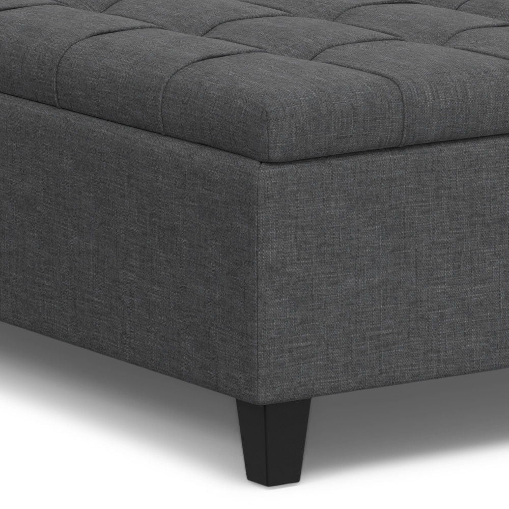 Harrison - Upholstered Coffee Table Storage Ottoman by Couch.com