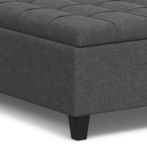 Harrison - Upholstered Coffee Table Storage Ottoman by Couch.com