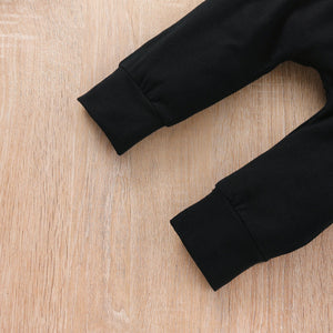 Removable Hood Blouse And Pants Men's Striped Hidden Hook