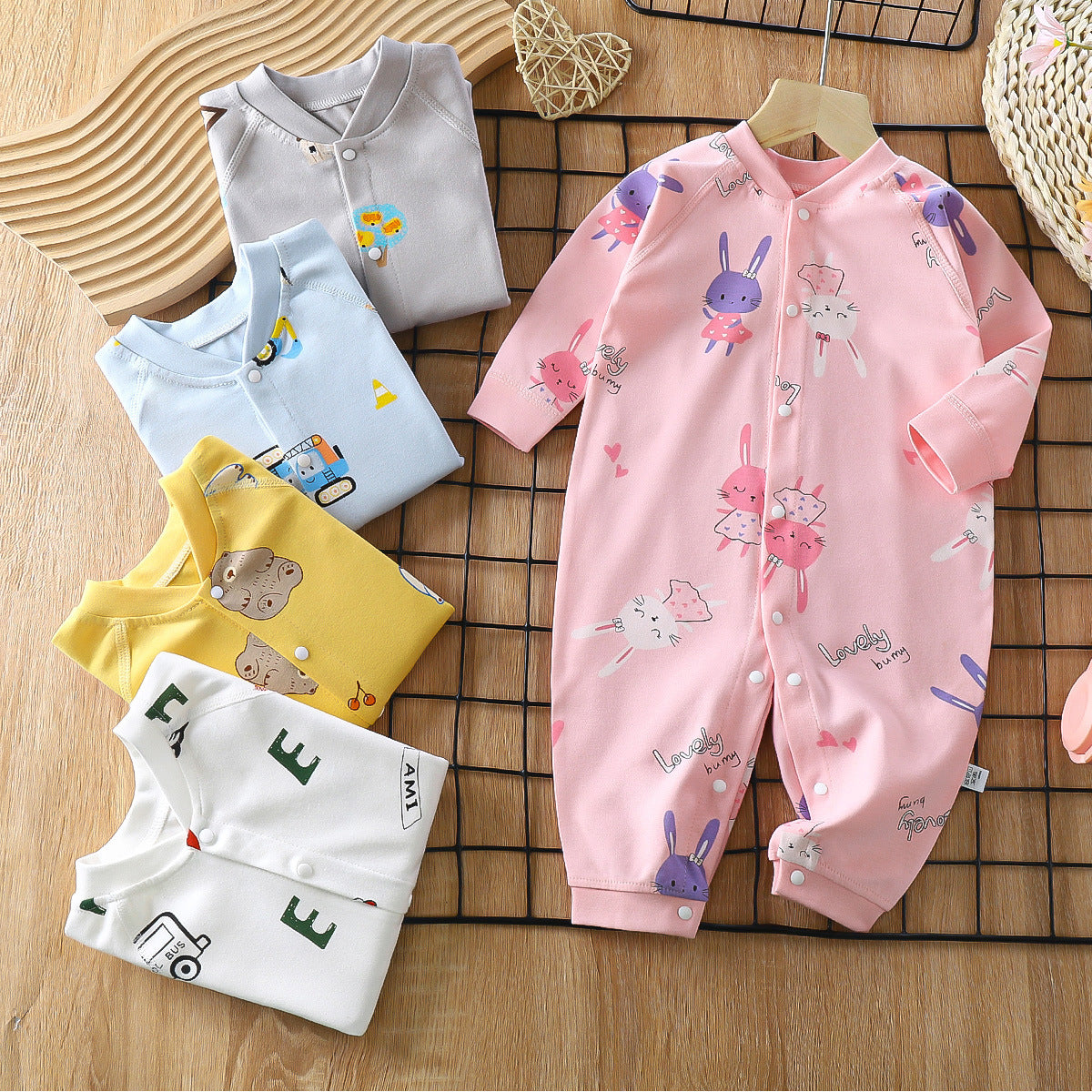 Baby Cotton Bottoming Jumpsuit