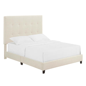 Tufted Upholstered Platform Bed by Couch.com