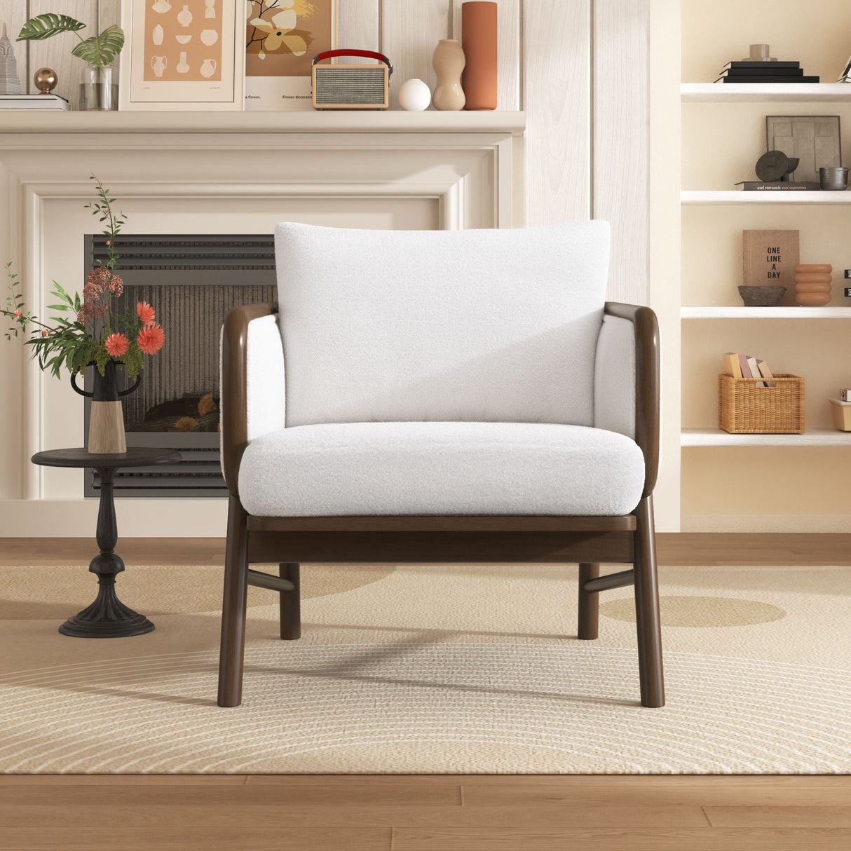 Upholstered Accent Armchair For Living Room by Couch.com