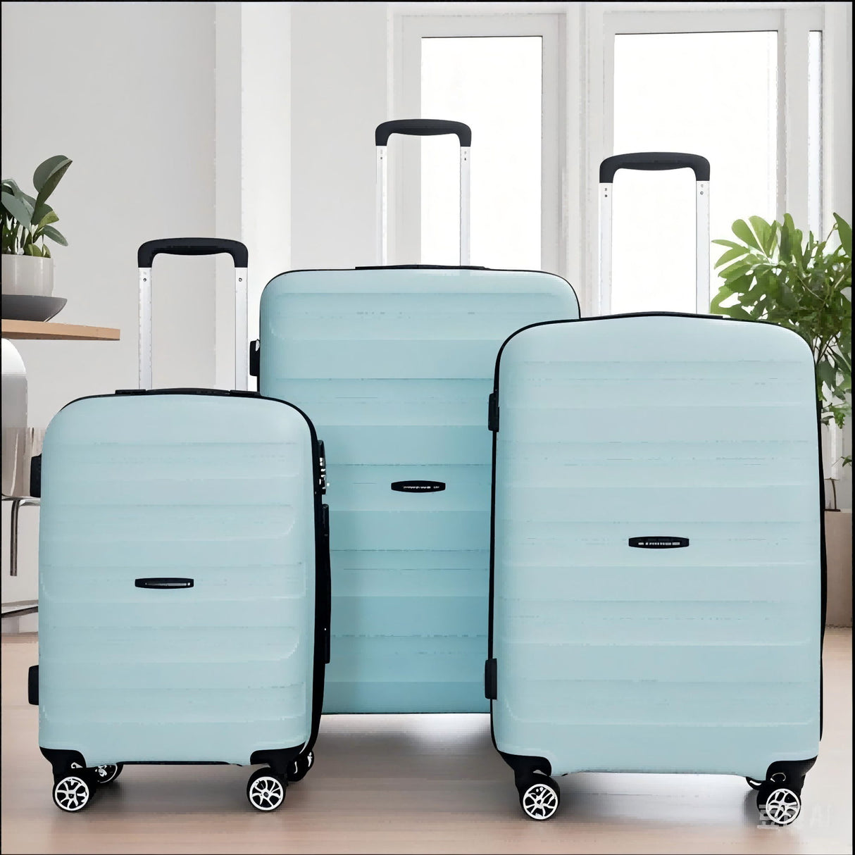 3 Piece Set Hardshell Suitcase Spinner Wheels by Couch.com