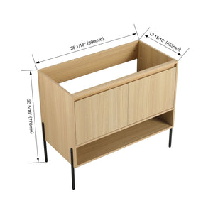 Modern Freestanding Bathroom Vanity With Soft Close Cabinet Doors by Couch.com