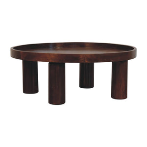 Artisan Furniture Crescent Coffee Table - Chestnut by Couch.com