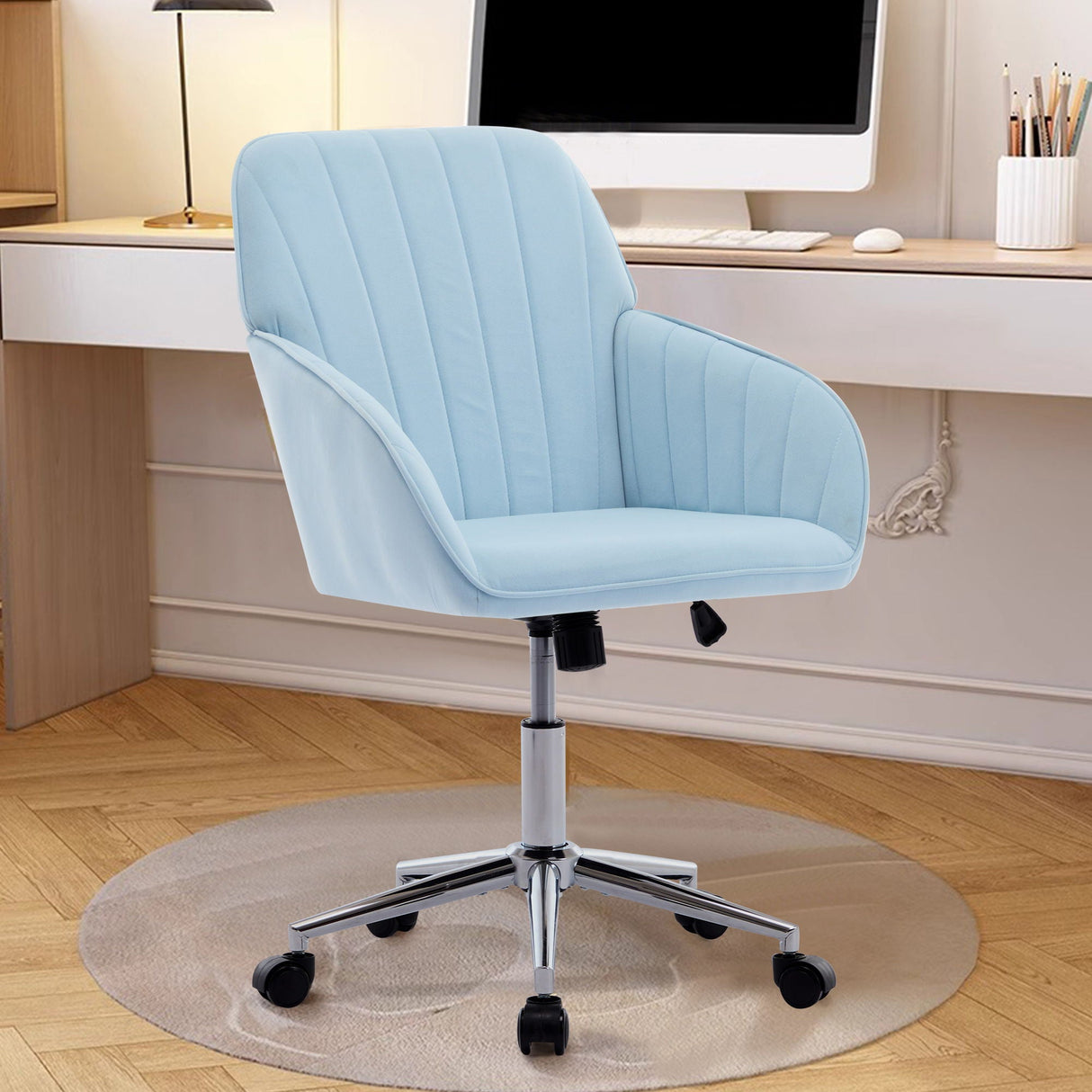 Adjustable Ergonomic Office Chair, Swivel Backrest Seat by Couch.com