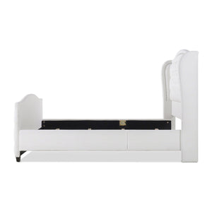 Marcella - Upholstered Shelter Headboard Bed Set by Couch.com