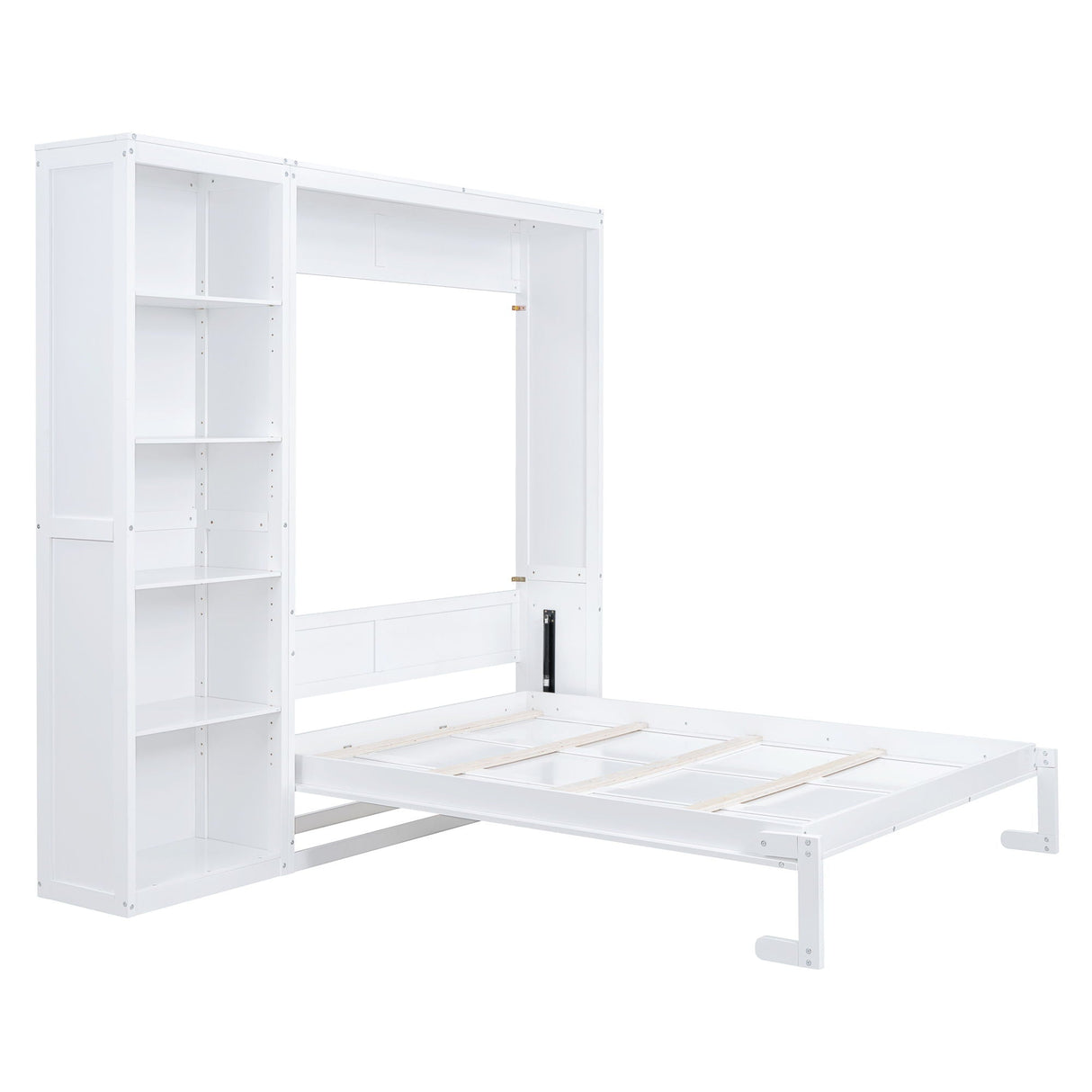 Murphy Wall Bed With Shelves by Couch.com