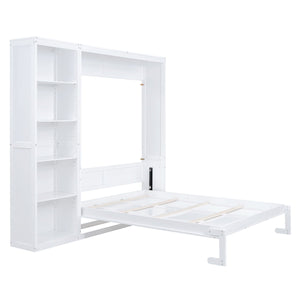 Murphy Wall Bed With Shelves by Couch.com