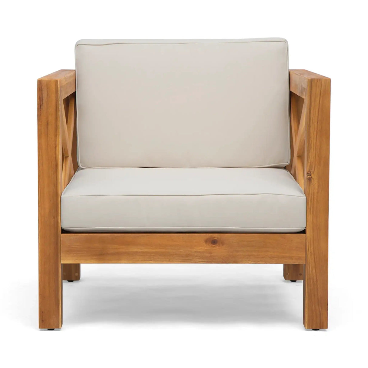 Brava Mid-Century Modern Club Chair with Water Resistant Cushions