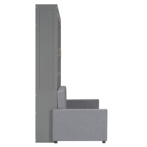 Murphy Wall Bed With Cushion by Couch.com