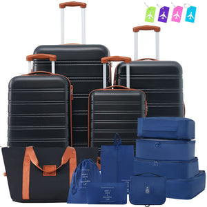 Hardshell Luggage Sets 4 Pieces + Bag Spinner Suitcase With Tsa Lock Lightweight - 16" / 20" / 24" / 28" Luggages by Couch.com