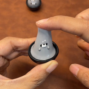 Lollipop-shaped Little Seal Toy With A Hand-painted Noseperfect As A Stress-relief Gadget
