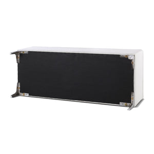 Madelyn - Modern Storage Bench - Bright White Dye by Couch.com