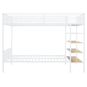 Bunk Bed With 5 Tier Shelves by Couch.com