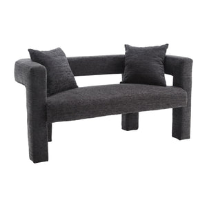 Modern Chenille Loveseat Sofa, Comfy Upholstered 2 Seater by Couch.com
