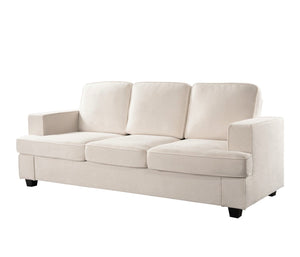 Modern Sofa, Comfortable 3 Seater Couch With Deep Seating, Loose Back Cushions, Wide Arms by Couch.com