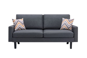 Bahamas - Minimalistic Sofa With 2 Throw Pillows