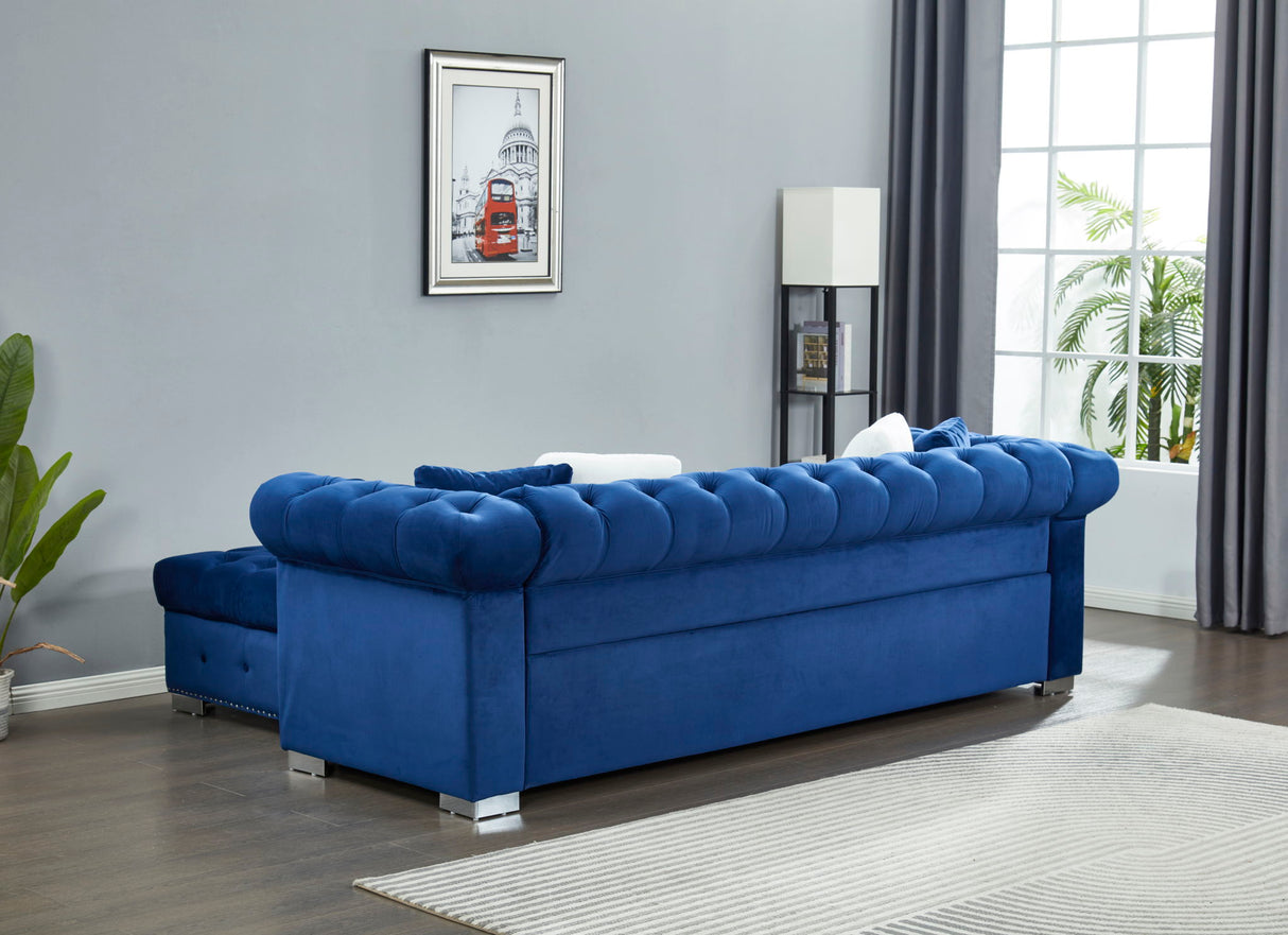 4 Seater Oversized L Shaped Reversible Sectional Sofa by Couch.com