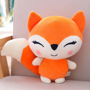 Cartoon Little Fox Doll Plush Toy Soft Ragdoll Cute Children's Doll Give Girl Birthday Gift