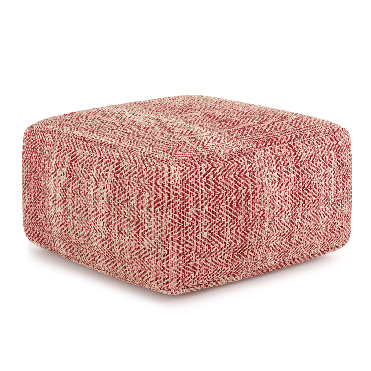 Nate - Handcrafted Square Pouf by Couch.com