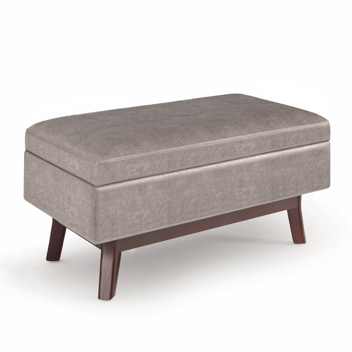 Owen - Upholstered Rectangular Storage Ottoman by Couch.com