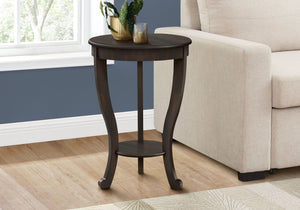 Accent End Table, 2 Tier, Traditional - Walnut by Couch.com