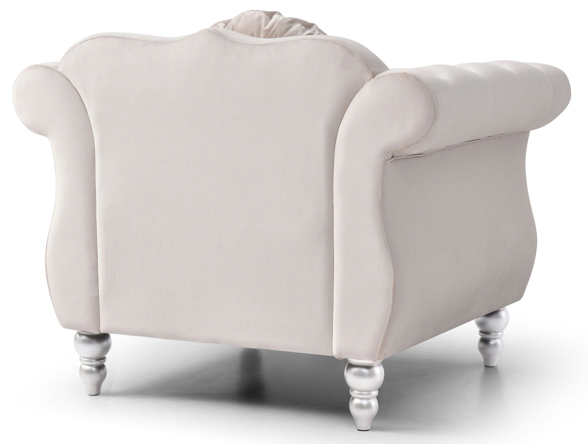 Chic Transitional Flared Arm Chair by Couch.com